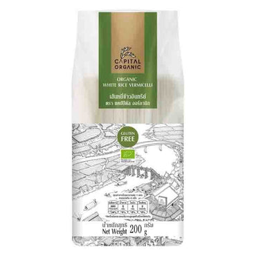 Capital Organic Organic Rice Vermicelli White 200g